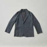 【kuros’オリジナル】リラックスフィット シングルテーラードジャケット | ストレッチ 日本製 男女兼用