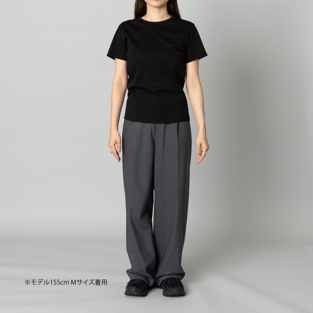 mono-kuros' コットン コンパクト Tシャツ 黒 – kuros.style