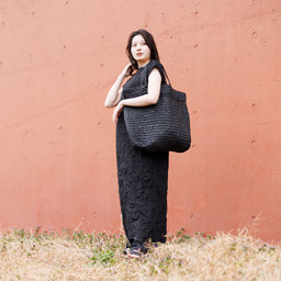 タイムセール‼️かごバック　【ギャラリー凛】　ブラック fit=scale-down,w=1200