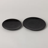 磁器 食器 プレート皿 丸皿 20㎝ 10-41-9 黒