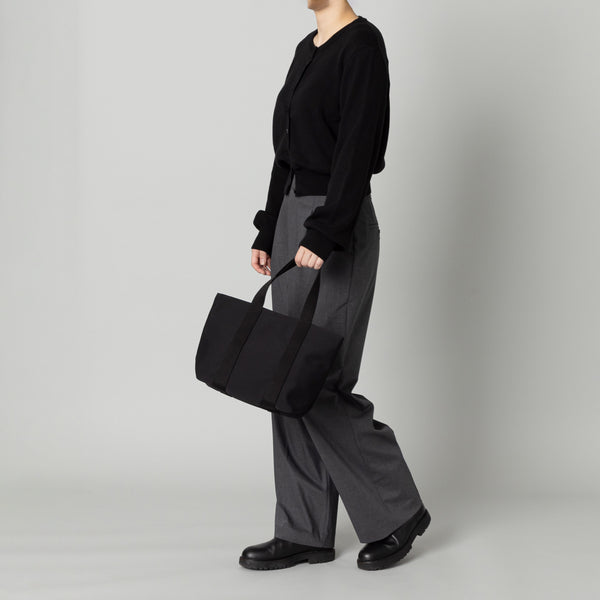 タグ付き かぐれ コットンシルクショップコート BLACK コットンシルク