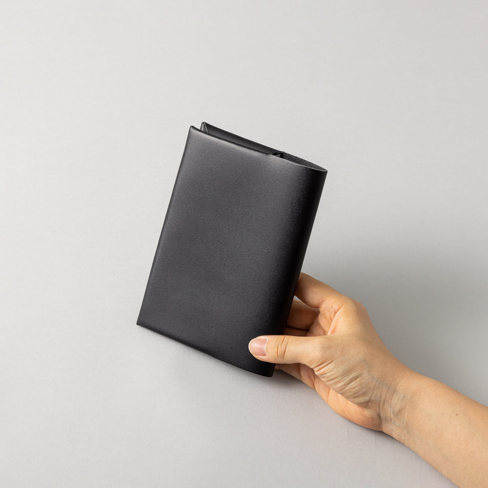 【GROVEMADE】レザーノートブック　ミディアムサイズ　本革　ブラック GROVEMADE】レザーノートブック ミディアムサイズ 本革 ブラック