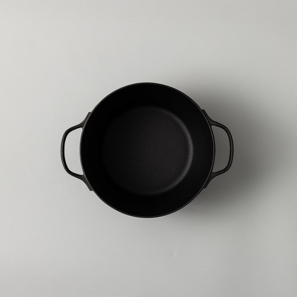 南部鉄器 鉄鍋 クックトップ丸 深型 大 24cm – kuros.style