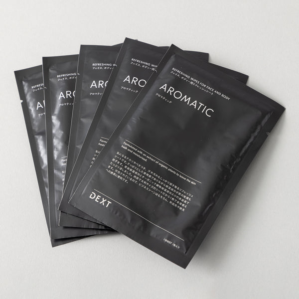 フェイス＆ボディ リフレッシュシート　AROMATIC 箱入り