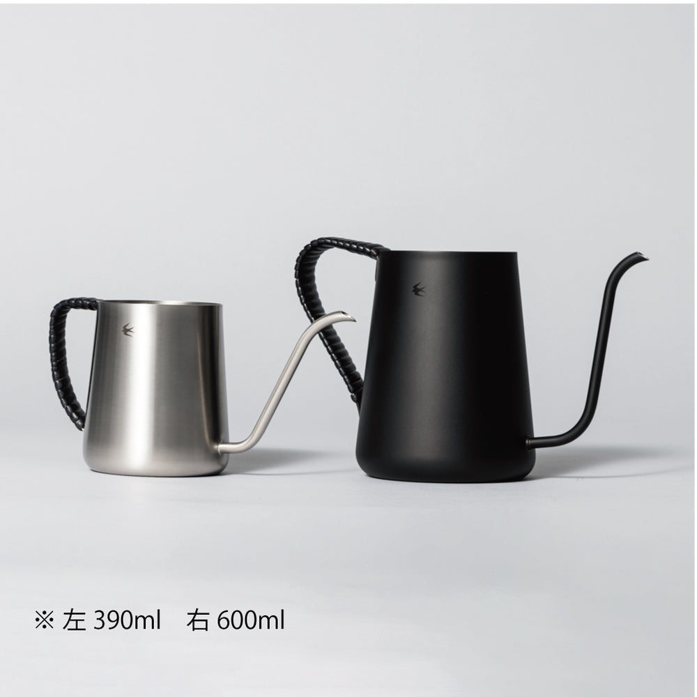 kuros'オリジナル】ドリップポット TSUBAME Drip pot 390ml シルバー