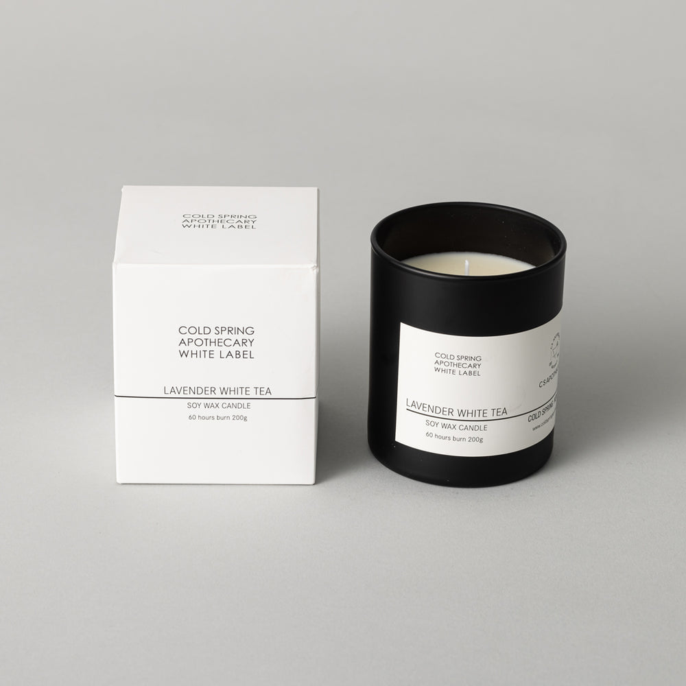 ソイワックスキャンドル(ラベンダー・ホワイトティー) 箱入り – kuros