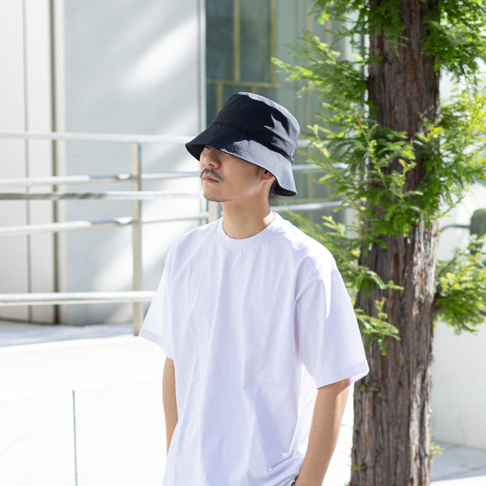 【Nine Tailor × kuros'別注品】リモンタナイロン バケットハット（メッシュ） 黒 日本製 – kuros.style