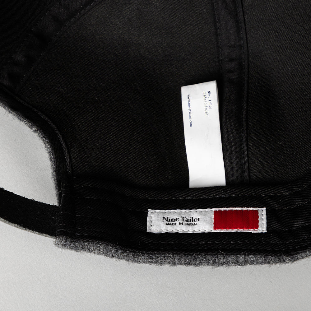 Nine Tailor × kuros'別注帽子＞Shaggy Solid Cap ウール