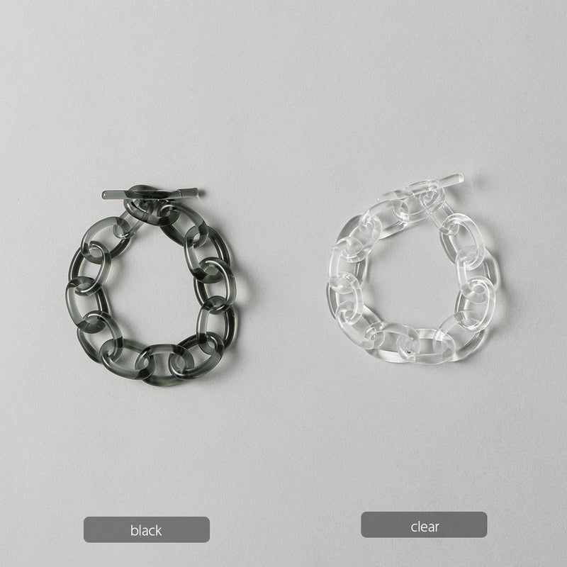 chain bracelet ブラック
