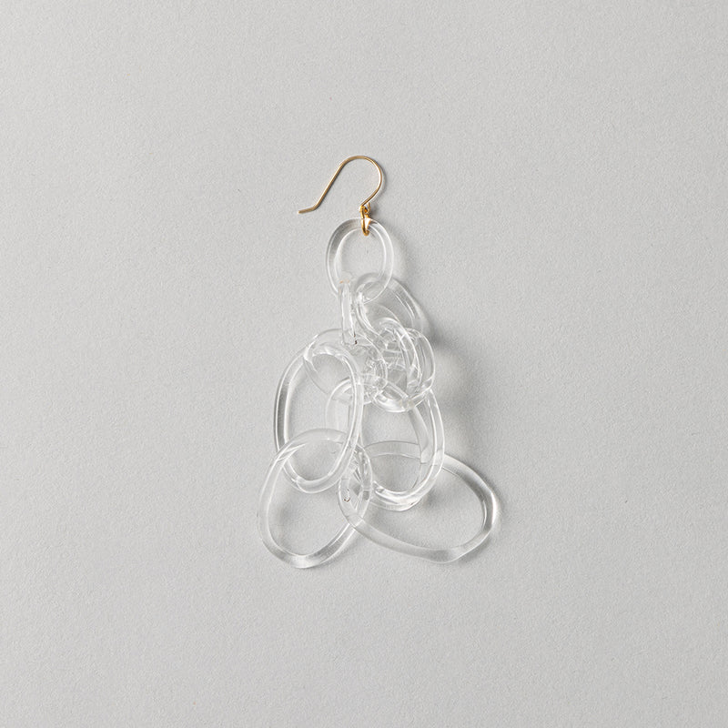 chandelier earring クリア