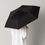 【UV・晴雨兼用・軽量ミニ】折りたたみ傘 ヒートブロック×CORDURA® Fabric Lightweight folding 黒