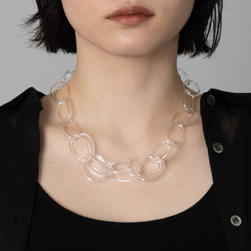 rain necklace クリア