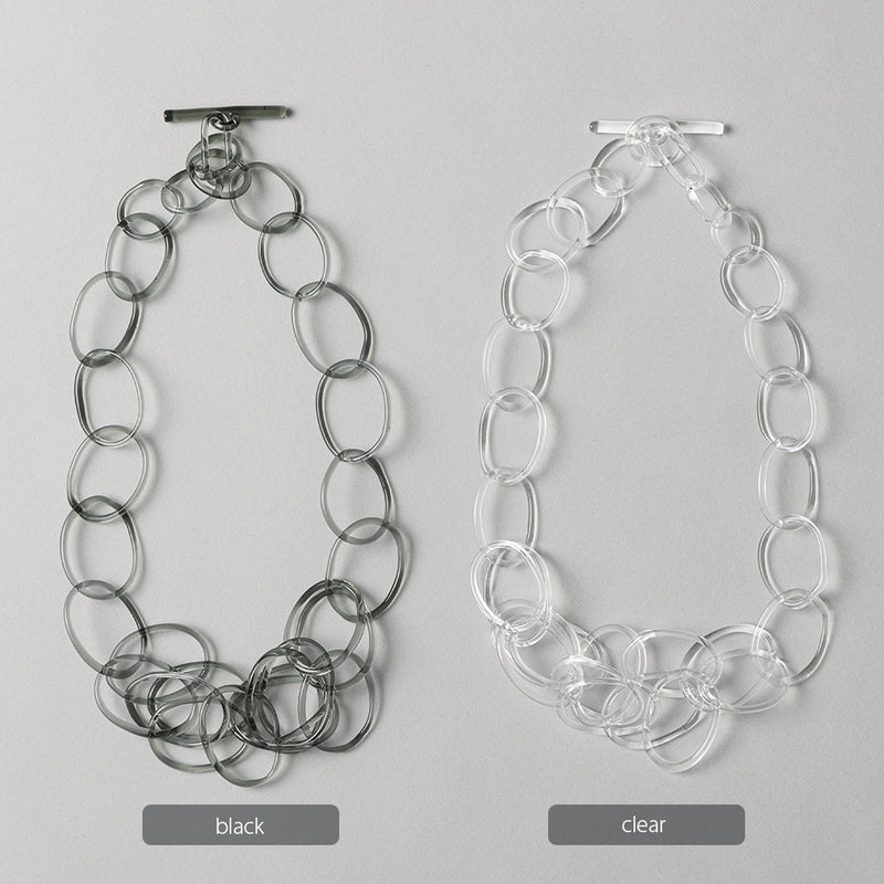 rain necklace クリア