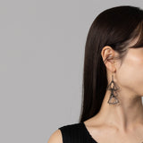 triangle earring (L) ブラック
