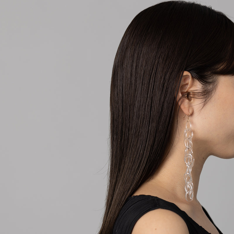 water bubble earring クリア