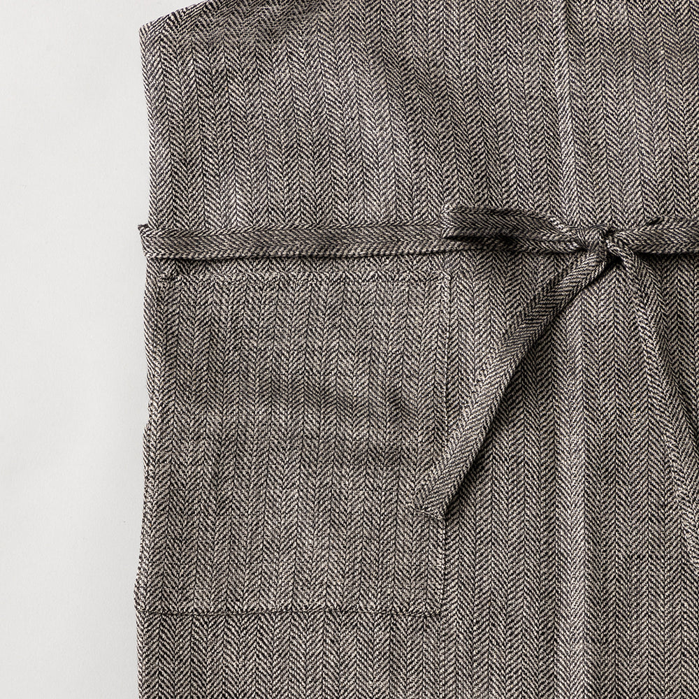 LINEN&DECOR× kuros'別注品 ヘリンボーンエプロン – kuros.style