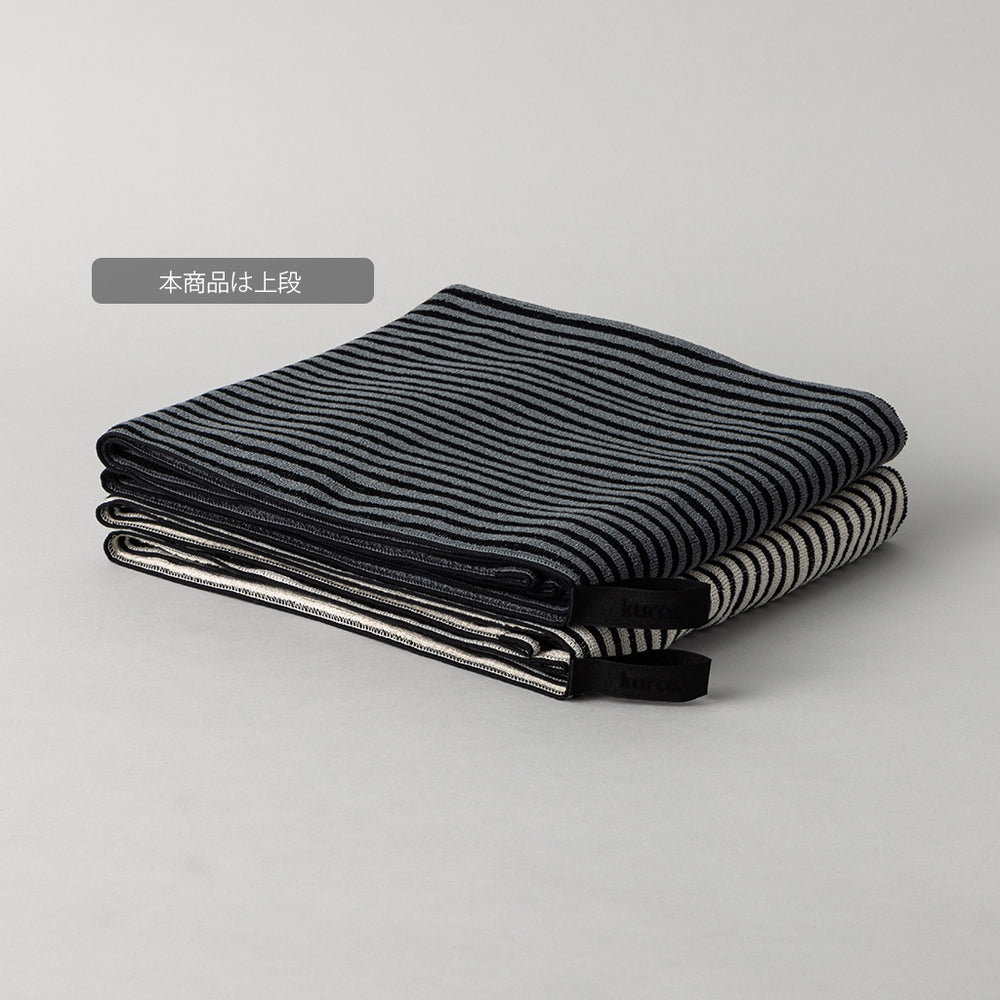 なとり タオル black みっちり