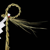 伝統的しめ飾り のの字