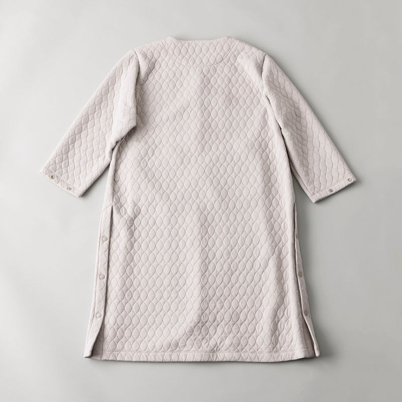 キルティングジャカードカーディコート｜ 軽量 イージーケア レディース