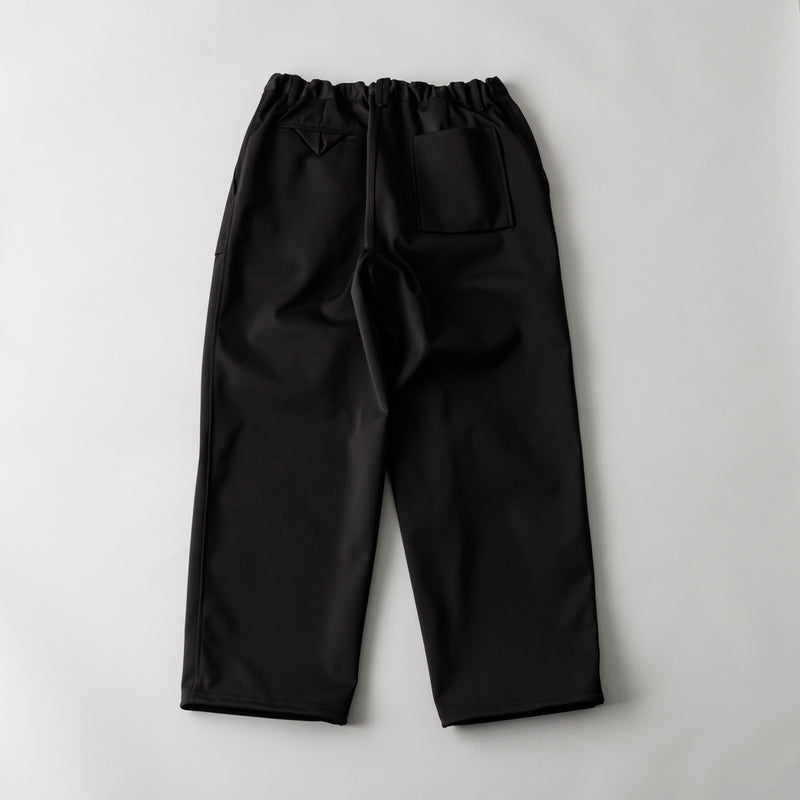 ソリッドダブルニットワイドベイカーパンツ ｜ストレッチ 日本製 ユニセックス