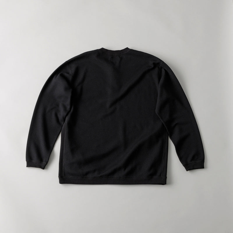 ハニカムヘンリーネックTシャツ｜日本製 メンズ