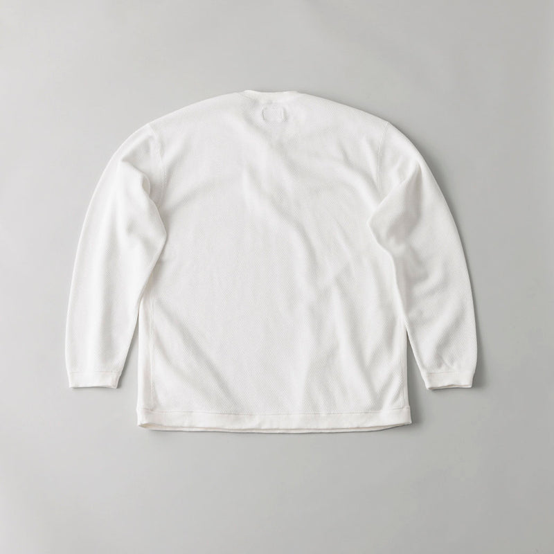 ハニカムヘンリーネックTシャツ｜日本製 メンズ