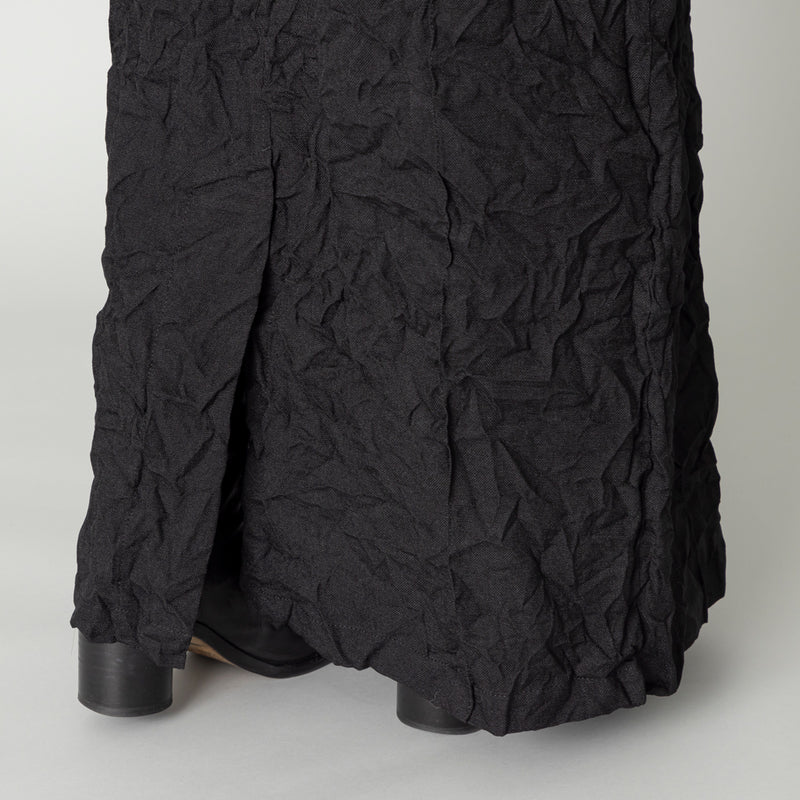 i'm here×kuros'別注品】UNFORM ワッシャープリーツ スカート 黒