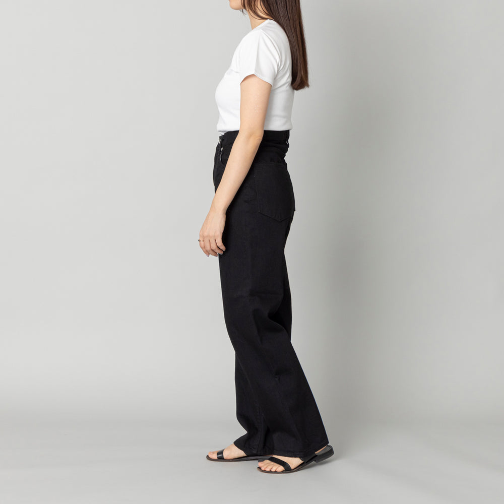 ＜KURO＞OPTIMA ONE WASH デニムパンツ デニムパンツ OPTIMA BLACK ONE WASH 黒 – kuros.style