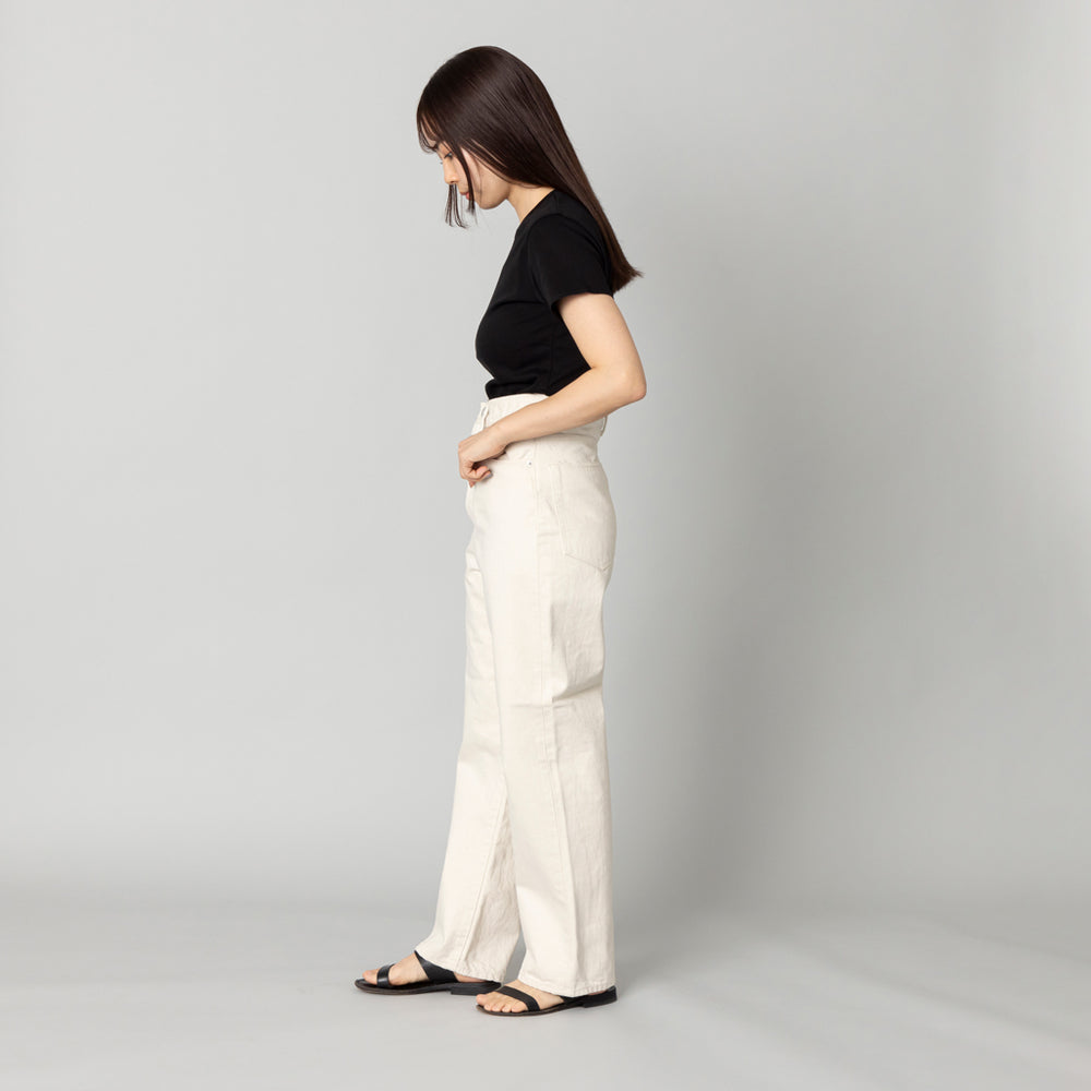 デニムパンツ OPTIMA OFF WHITE ONE WASH オフ白 – kuros.style