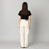 デニムパンツ OPTIMA OFF WHITE ONE WASH オフ白