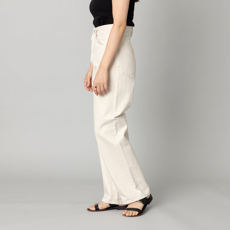 デニムパンツ OPTIMA OFF WHITE ONE WASH オフ白