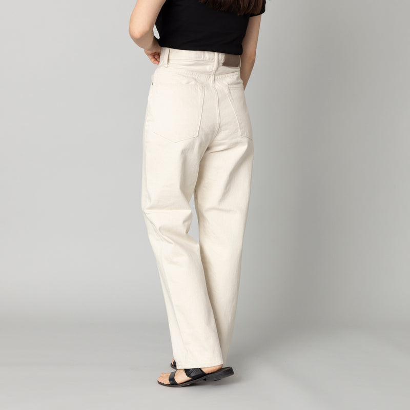 デニムパンツ OPTIMA OFF WHITE ONE WASH オフ白