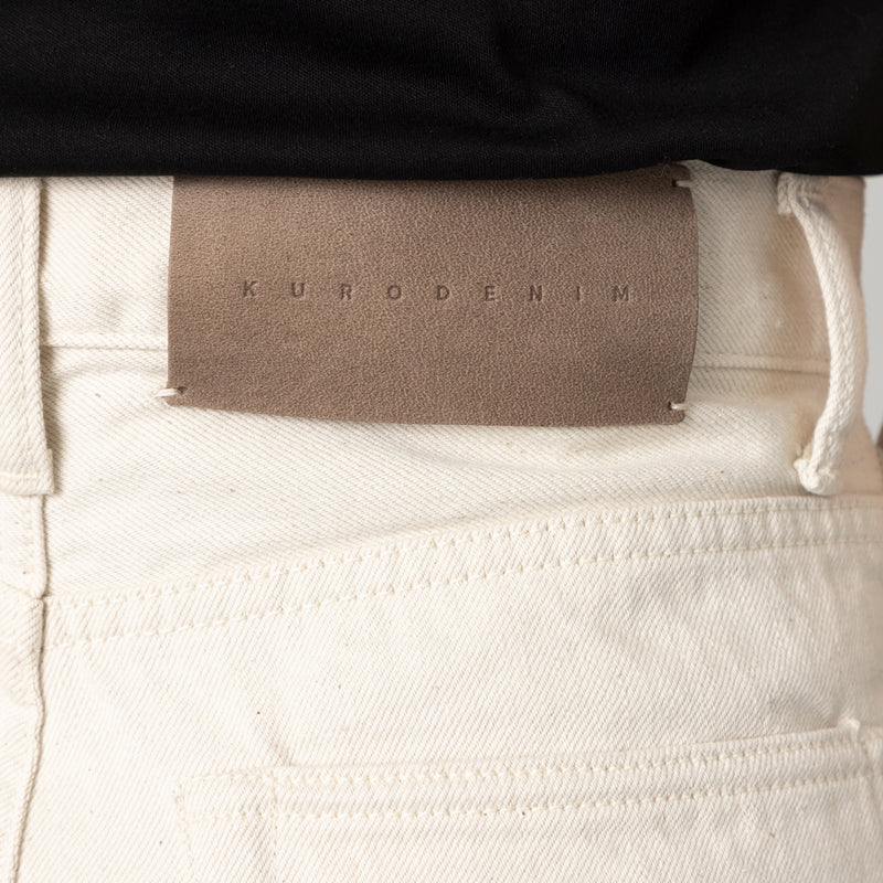 デニムパンツ OPTIMA OFF WHITE ONE WASH オフ白