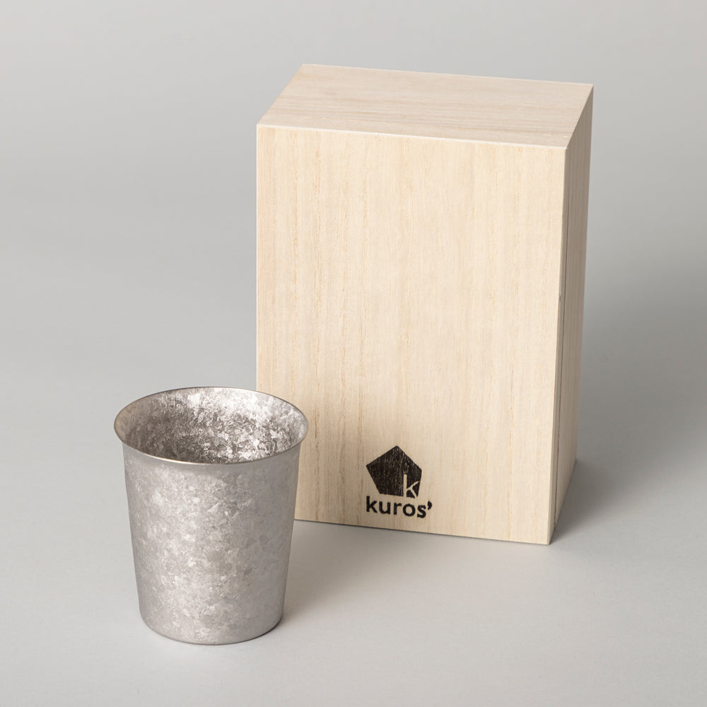 ☆X'mas タグ対象>【kuros'オリジナル】チタン二重タンブラー 窯