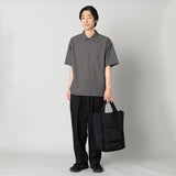 ふかふか塩縮ナイロン 2WAYショルダーバック 黒