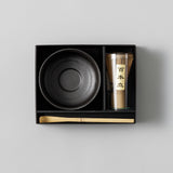 【kuros'オリジナル】抹茶ギフトセット 筒型 黒 箱入り