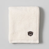 【kuros’オリジナル】ふんわり甘撚り 刺繍 バスタオル Ⅱ　今治産