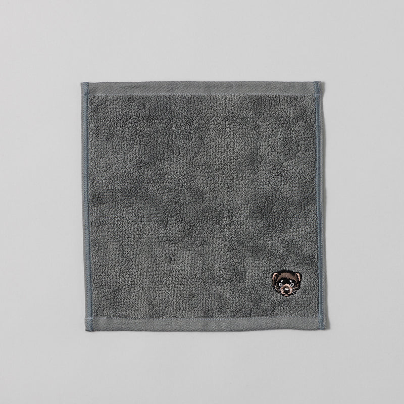 kuros'オリジナル】ふんわり甘撚り 刺繍 ミニタオル Ⅱ｜今治産 日本製