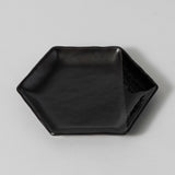 瀬戸焼 マグカップ1個 + 取皿1枚セット 黒 箱入り