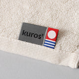【kuros’オリジナル】ふんわり甘撚り 刺繍 フェイスタオル Ⅱ　今治産