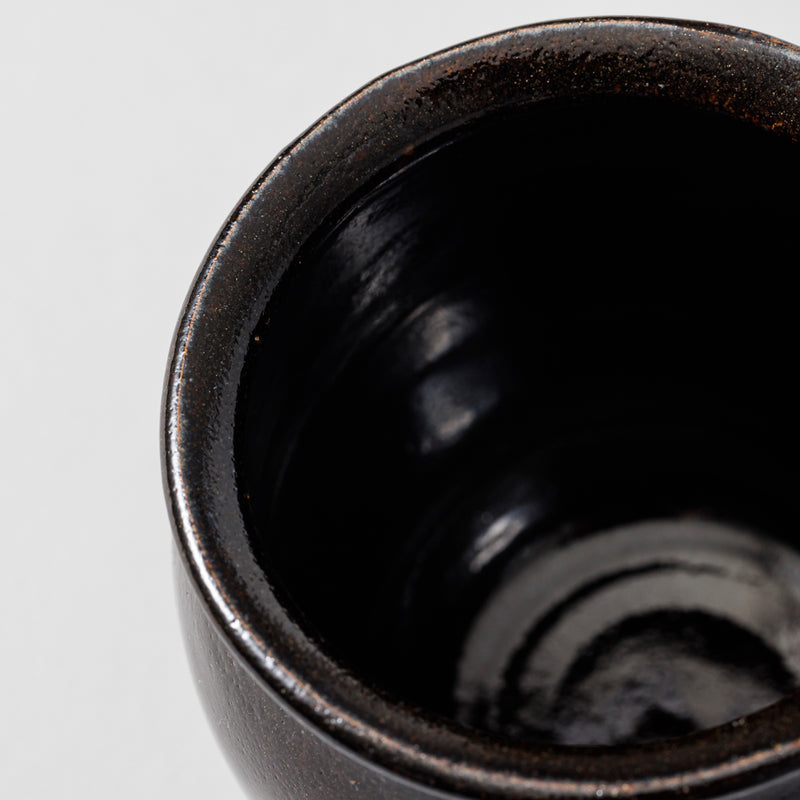 益子焼 壺 黒釉薬 – kuros.style