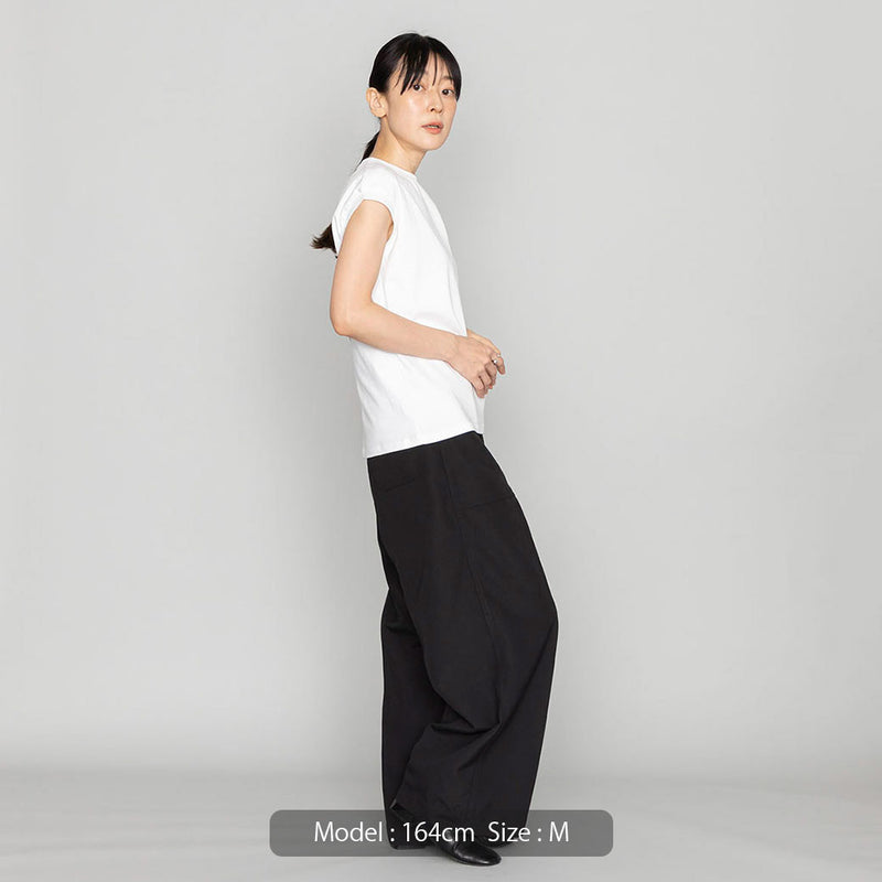 mono-kuros' ノースリーブＴシャツ 白