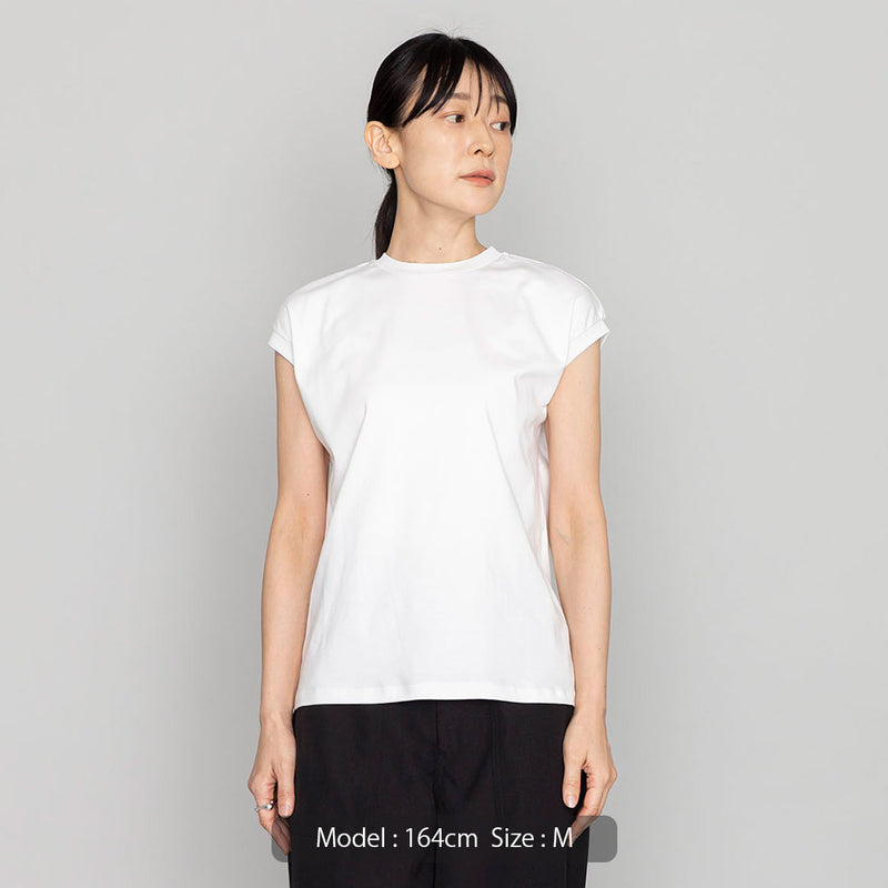 mono-kuros' ノースリーブＴシャツ 白