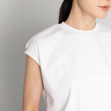 mono-kuros' ノースリーブＴシャツ 白