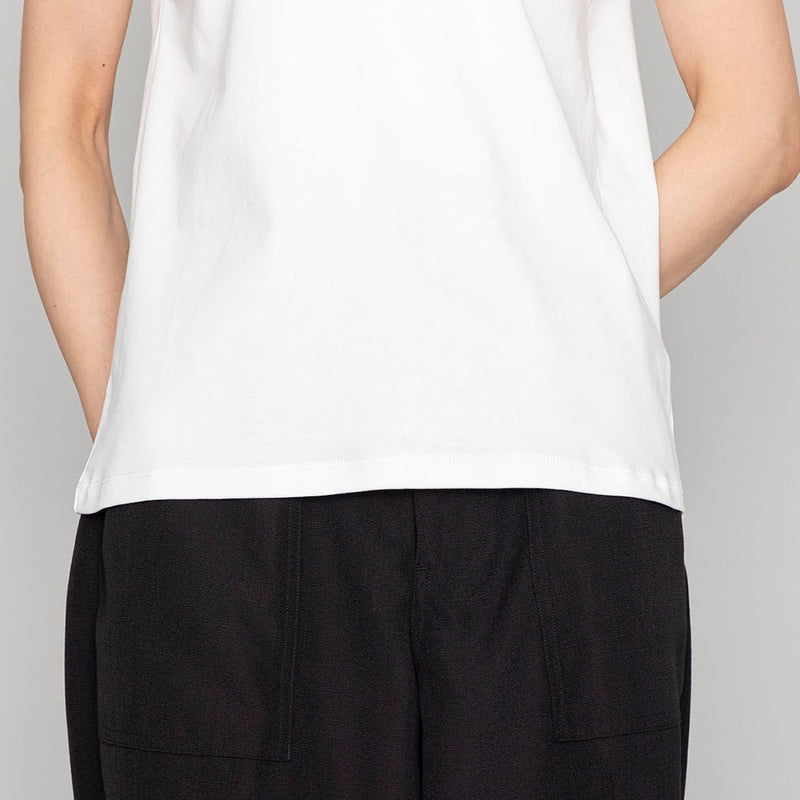 mono-kuros' ノースリーブＴシャツ 白