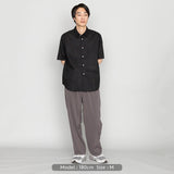 半袖ルーズフィットシャツ ｜メンズ 黒