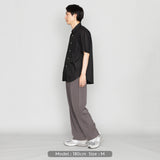 半袖ルーズフィットシャツ ｜メンズ 黒