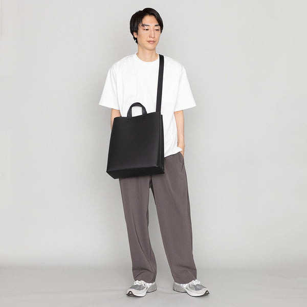 【軽量｜撥水】SEAMLESS TOTE BAG トートバッグ L 黒