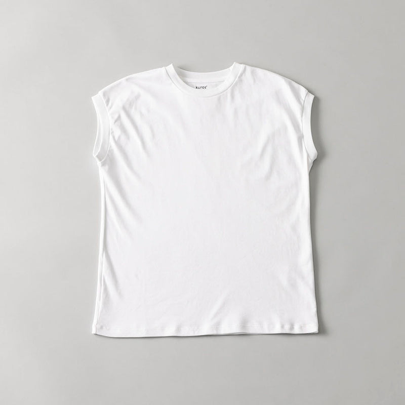 mono-kuros' ノースリーブＴシャツ 白