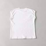 mono-kuros' ノースリーブＴシャツ 白